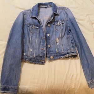 American eagle denim jacket size large
